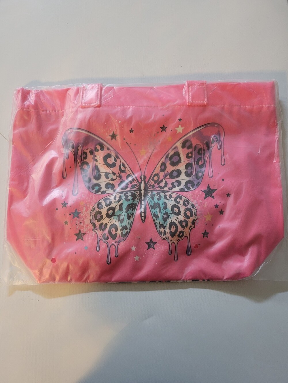 Cute Butterfly Carry Tote Bag PVC - Picture 2 of 4